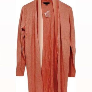h by halston ombré drape cardigan open front